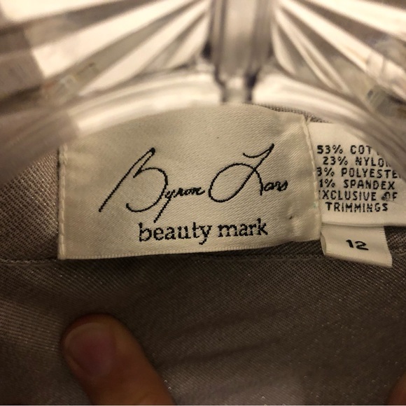 Never worn Byron Lars shimmery shirt dress 12 - Picture 4 of 4